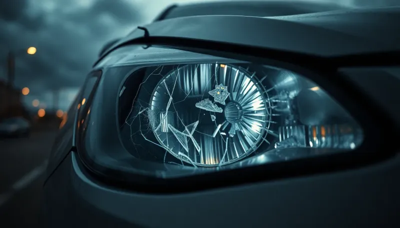 Tout savoir sur les phares brisés : causes, réparations et assurances